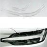 Guía de luz de tubo de repuesto para tubo de luz DRL izquierda de policarbonato con fibra óptica para Volvo V60 S60