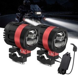 Additional LED headlights Bi-Led 55W Low beam High beam with button panel and brackets