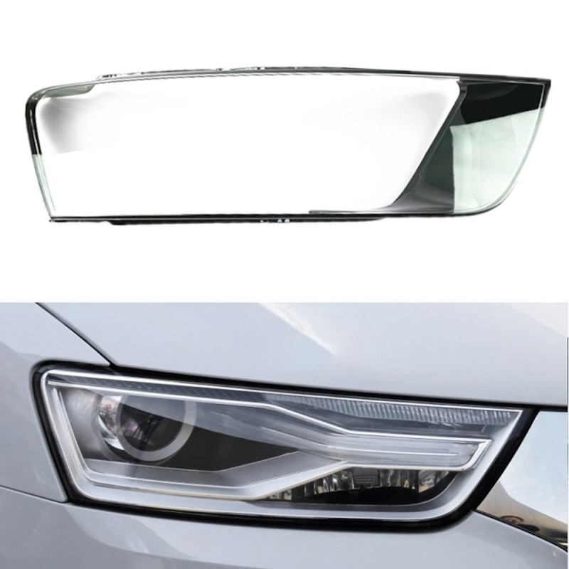 Policarbonato Faro Destro Audi Q3 dal 2016 al 2018 Low Version Vetro Lente Copertura Plexiglass
