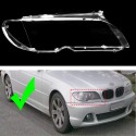 Polycarbonate Right Headlight BMW 3 Series E46 Glass Lens Plexiglass Cover