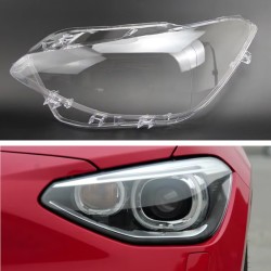 Polycarbonate Left Headlight Glass Lens Cover for BMW 1 Series F20 F21 2010-2014