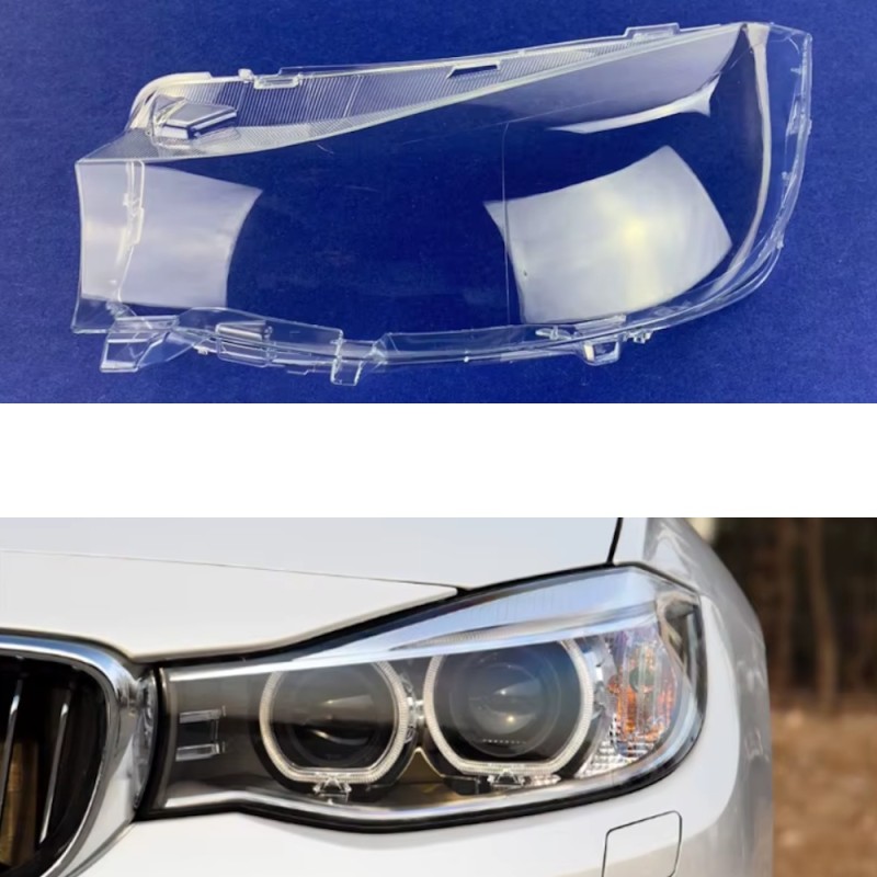 Policarbonato Faro Sinistro BMW Serie 3 F34 dal 2013 al 2016 Vetro Lente Copertura Plexiglass
