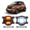 Faretti Fendinebbia + Drl Smart 453 Led Canbus Fog Diurni Angel