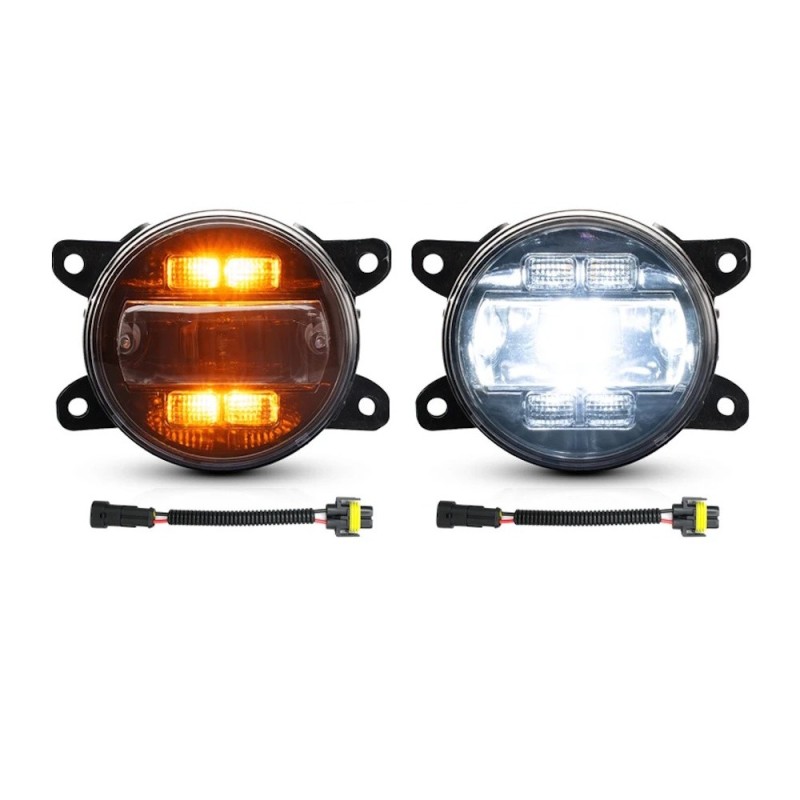 Faros Antiniebla + Drl 3.5 Generico Led Canbus Antiniebla Diurno Angel