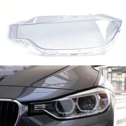 Policarbonato Faro Sinistro BMW Serie 3 F30 F31 F35 dal 2013 al 2016 Vetro Lente Copertura Plexiglass