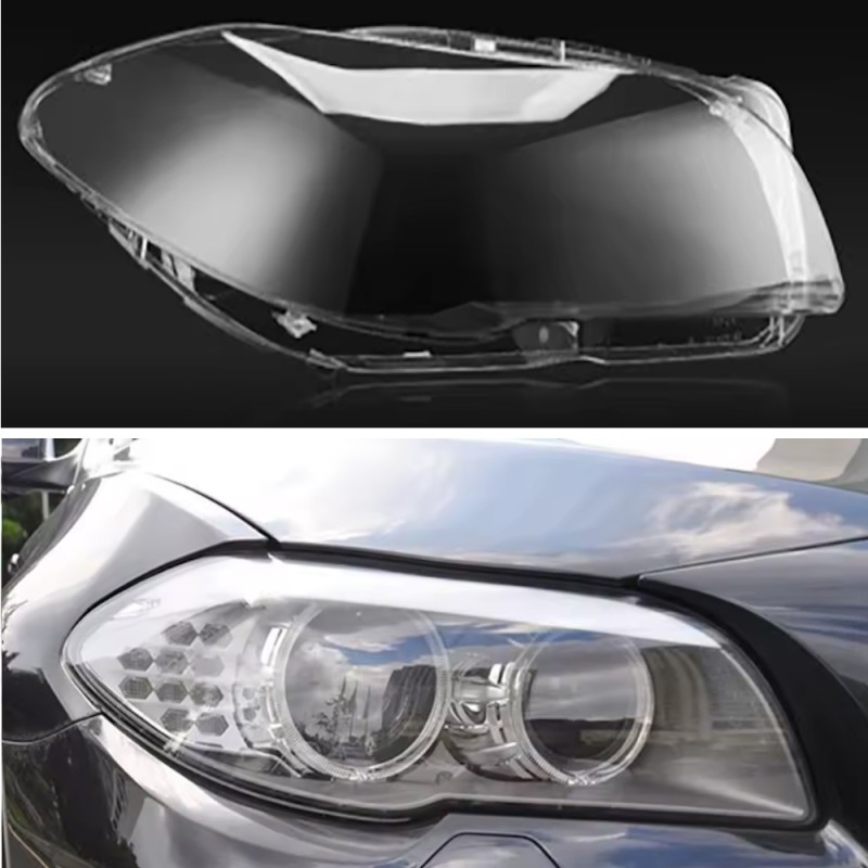 Polycarbonate Right Headlight Glass Lens Cover for BMW 5 Series F10 F11 F18 Plexiglass