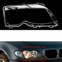Polycarbonate Right Headlight BMW 3 Series E46 from 2002 to 2007 Glass Lens Plexiglass Cover