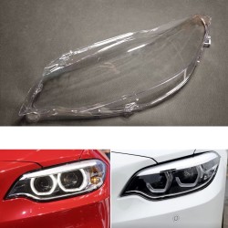 Polycarbonate Left Headlight Glass Lens Cover for BMW 2 Series F22 F23 Plexiglass