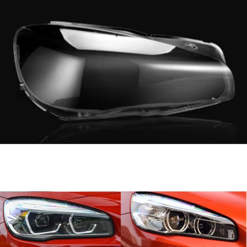 Polycarbonate Right Headlight BMW 2 Series F45 F46 Glass Lens Plexiglass Cover