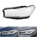 Polycarbonate Left Headlight Glass Lens Cover for BMW 5 Series G30 G31 G38 Plexiglass