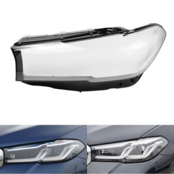 Polycarbonate Left Headlight Glass Lens Cover for BMW 5 Series G30 G31 G38 Plexiglass