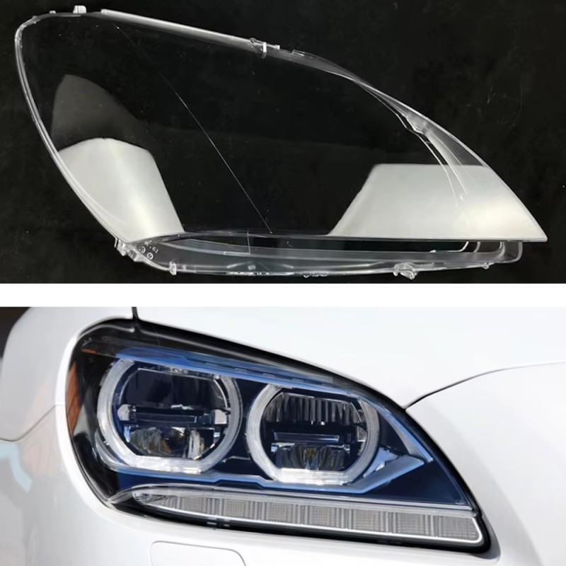 Polycarbonate Right Headlight BMW 6 Series M6 F12 F13 Glass Lens Plexiglass Cover