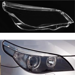 Policarbonato Faro Destro BMW Serie 5 E60 E61 dal 2004 al 2007 Vetro Lente Copertura Plexiglass