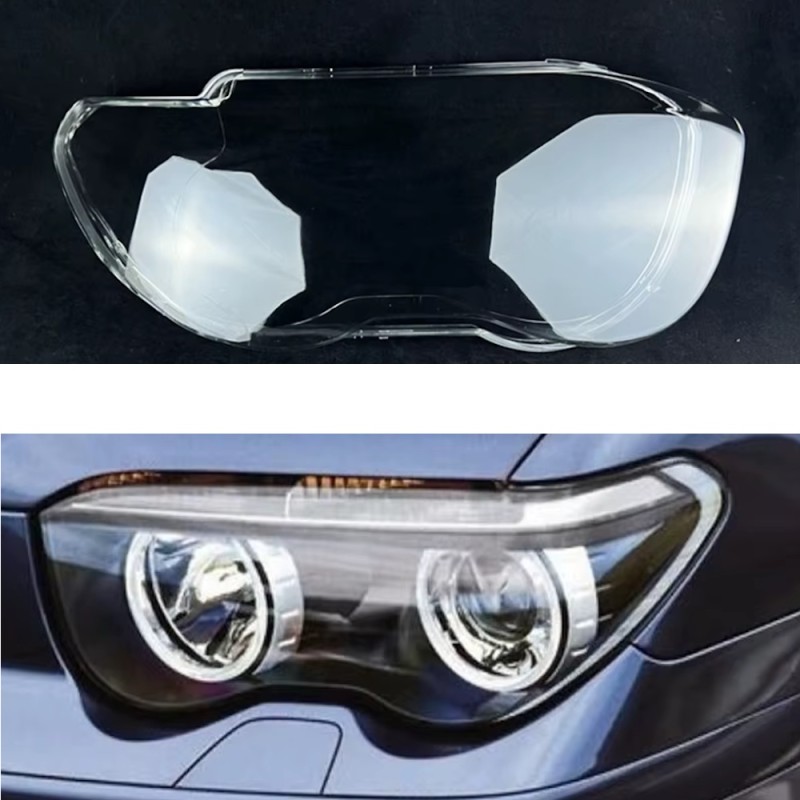Policarbonato Faro Sinistro BMW Serie 7 E65 dal 1999 al 2004 Vetro Lente Copertura Plexiglass