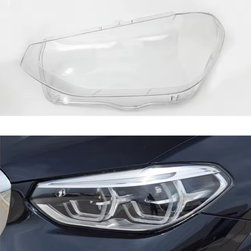 Cubierta de plexiglás para lente de faro izquierdo de policarbonato BMW X3 G01 G02 G08 9F7 F98
