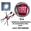 Coppia Led T10 SPECIFICA FIAT 100% NO ERROR