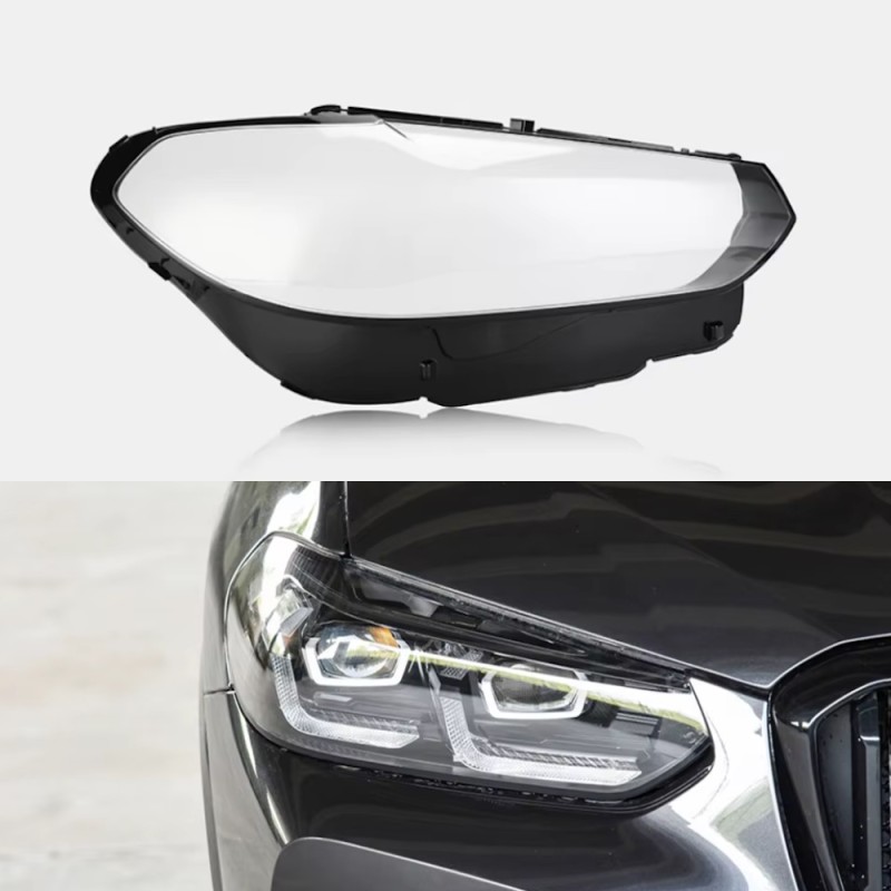 Policarbonato Faro Destro BMW X3 G01 G02 G08 F97 F98 dal 2021 in poi Lente Copertura Plexiglass