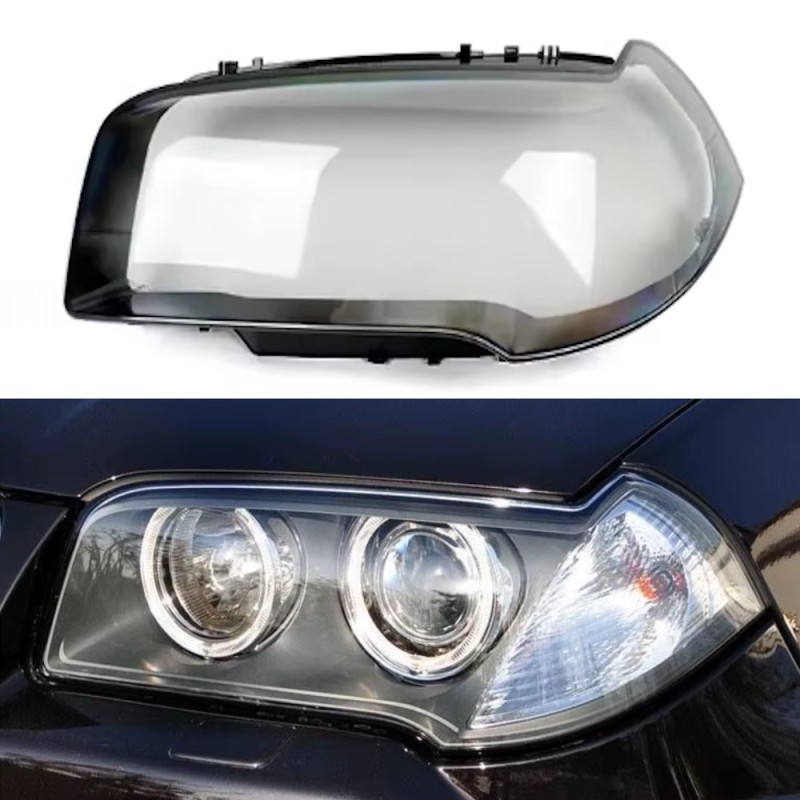 BMW X3 E83 Left Headlight Polycarbonate Lens Plexiglass Cover