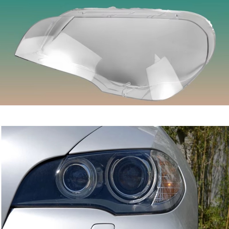 BMW X5 E70 Left Headlight Polycarbonate Lens Plexiglass Cover