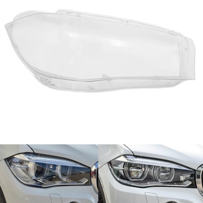Polycarbonate Right Headlight BMW X5 X6 F15 F16 Lens Plexiglass Cover