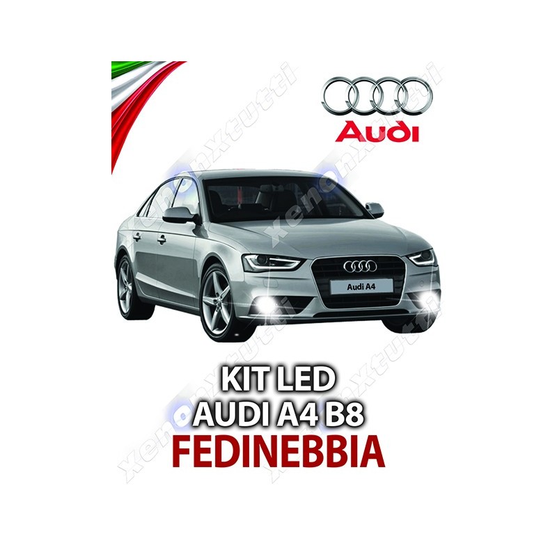 KIT DE LUCES ANTINIEBLA COMPLETO LED PARA AUDI A4 B8 ESPECÍFICO