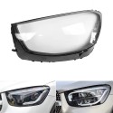 Polycarbonate Left Headlight Mercedes-Benz GLC X253 C253 2019 onwards Glass Lens Plexiglass Cover Repair