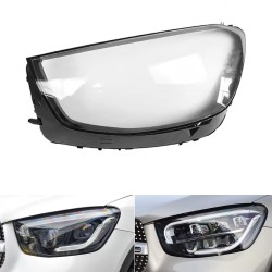 Polycarbonate Left Headlight Mercedes-Benz GLC X253 C253 2019 onwards Glass Lens Plexiglass Cover