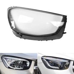 Polycarbonate Right Headlight Mercedes-Benz GLC X253 C253 2019 onwards Glass Lens Plexiglass Cover