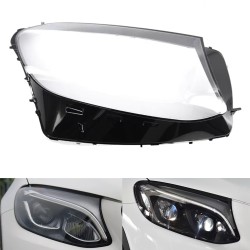 Faro derecho de policarbonato Mercedes-Benz GLC X253 C253 (a partir de 2015) Lente de cristal Cubierta de plexiglás