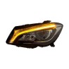 direction indicator on Full LED Lenticular Headlights Mercedes Benz CLA W117 Low beam High beam DRL Position lights