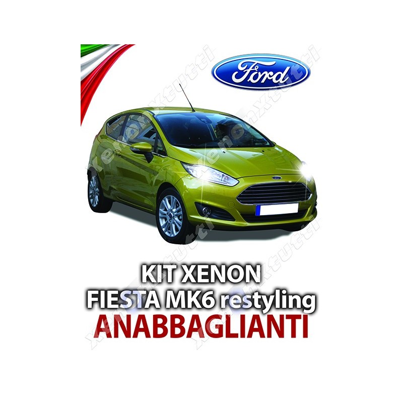 KIT LUCES DE CRUCE DE XENÓN FORD FIESTA MK6 RESTYLING ESPECÍFICO