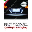 PLAFONIERA LUCE TARGA LED NISSAN QASHQAI II RESTYLING