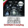 KIT FULL LED INTERNI QASHQAI II RESTYLING SPECIFICO