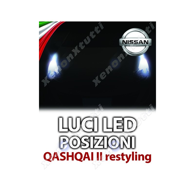 LUCI LED POSIZIONI NISSAN QASHQAI II RESTYLING SPECIFICHE