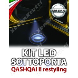 Kit logo Led Sottoporta Nissan Qashqai Ii Restyling J11