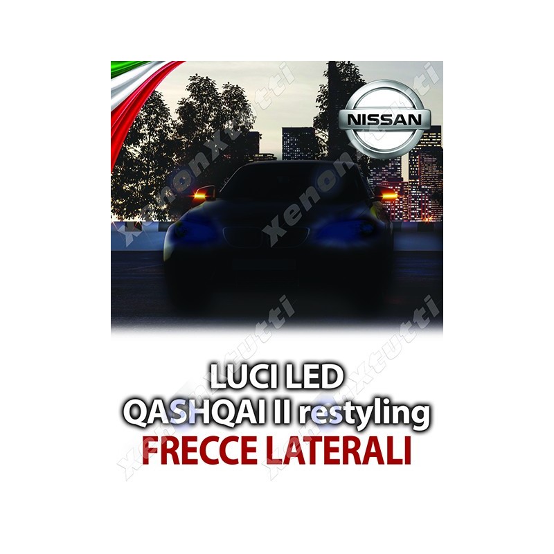 LUCI LED FRECCE LATERALI QASHQAI II RESTYLING SPECIFICO
