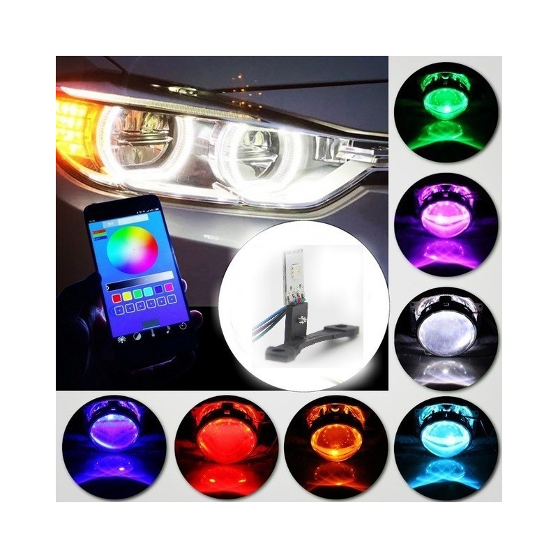 LED RGB por ojo de diablo