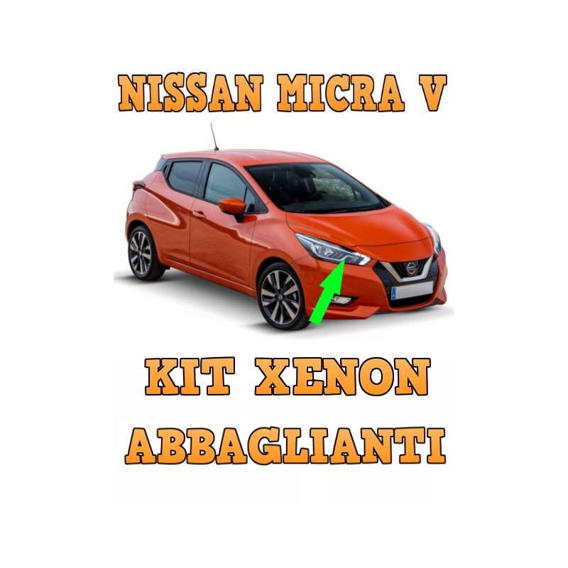 NISSAN Micra V KIT XENON ABBAGLIANTI