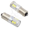 COPPIA BA9S BAX9S LED 9 SMD 3030 SUPER CANBUS