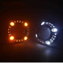 bi color white amber turn light position color led PANAMERA BIANCO AMBRA