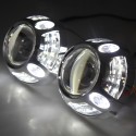 mask cover panamera led white angel eye anello bianco