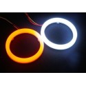 2 Angel Eyes LED COTTON 100 MM BIANCO ARANCIO