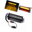 LAMPADA STROBO ARANCIONE FLASH LAMPEGGIANTE RETTANGOLARE