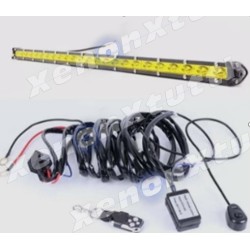 BARRA LED 150W FARO DE TRABAJO LED 150W 9/32V STROBO ARANCIO