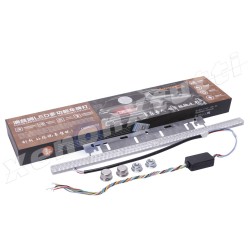 AOZOOM KIT PORTATARGA DRL ARANCIO BIANCO