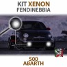 lampade luci kit xenon fendinebbia 500 abarth 595 695 canbus illuminazione lampadine bulbi xenon