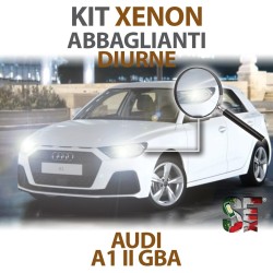 Lampade Xenon Diurna e Abbaglianti H15 per AUDI A1 II GBA (2018 in poi) con tecnologia CANBUS - 8000K