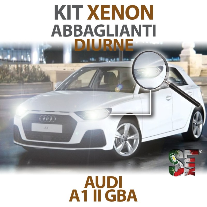 KIT XENON ABBAGLIANTI per AUDI A1 II specifico CANBUS