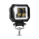 FARO MOTO LED 20W QUADRATO CON ANGEL EYE BIANCO
