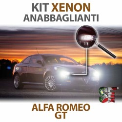 Lampade Xenon Anabbaglianti H7 per ALFA ROMEO GT (2003 - 2010) con tecnologia CANBUS - 5000K - 55 WATT - H7